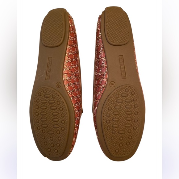 NWOT Talbots Brown Chain Link Pattern Flats with Tassels Size 7.5 - Picture 3 of 6